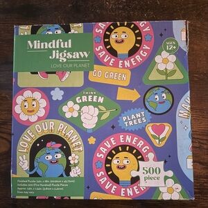Mindful Jigsaw Puzzle - Love Our Planet